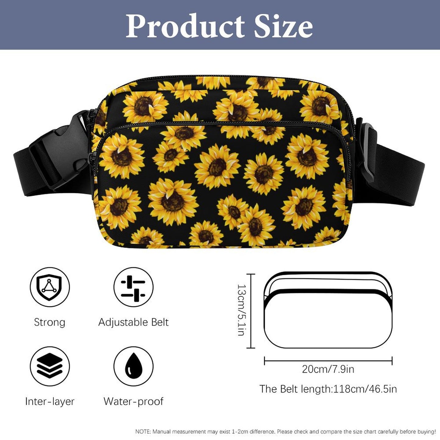 Sunflowers Fanny Pack- PREORDER