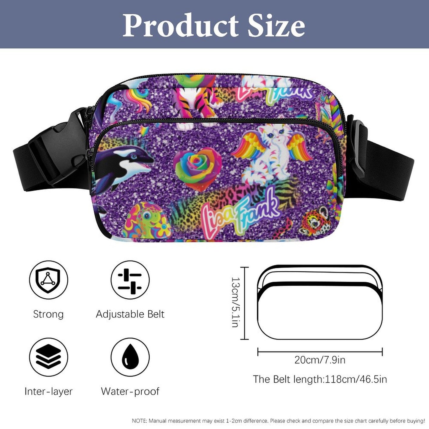 LF Glitter Fanny Pack- PREORDER -