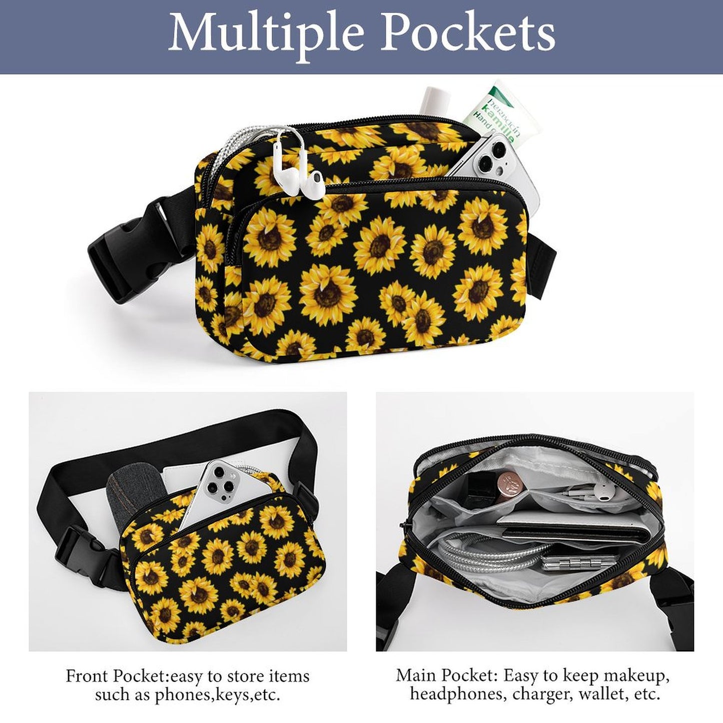 Sunflowers Fanny Pack- PREORDER