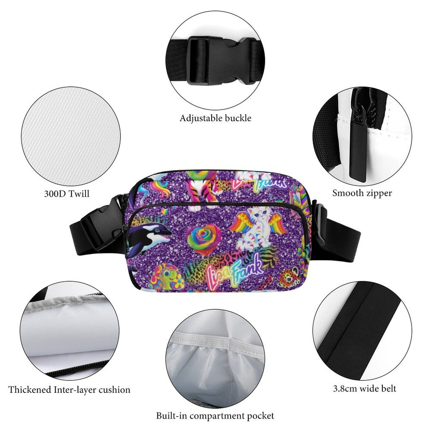 LF Glitter Fanny Pack- PREORDER -
