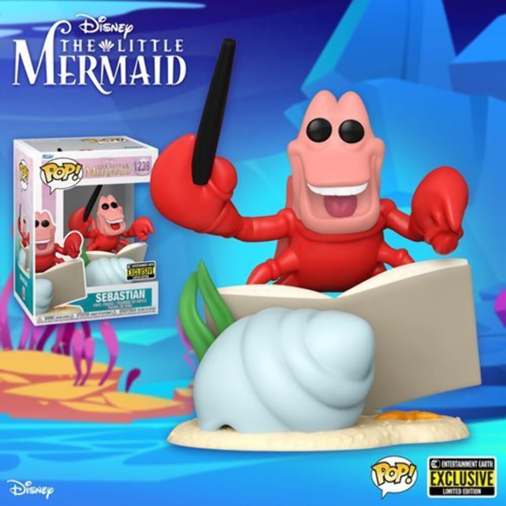 Funko Pop! Disney - The Little Mermaid - Sebastian Figure (Entertainment Earth Exclusive)