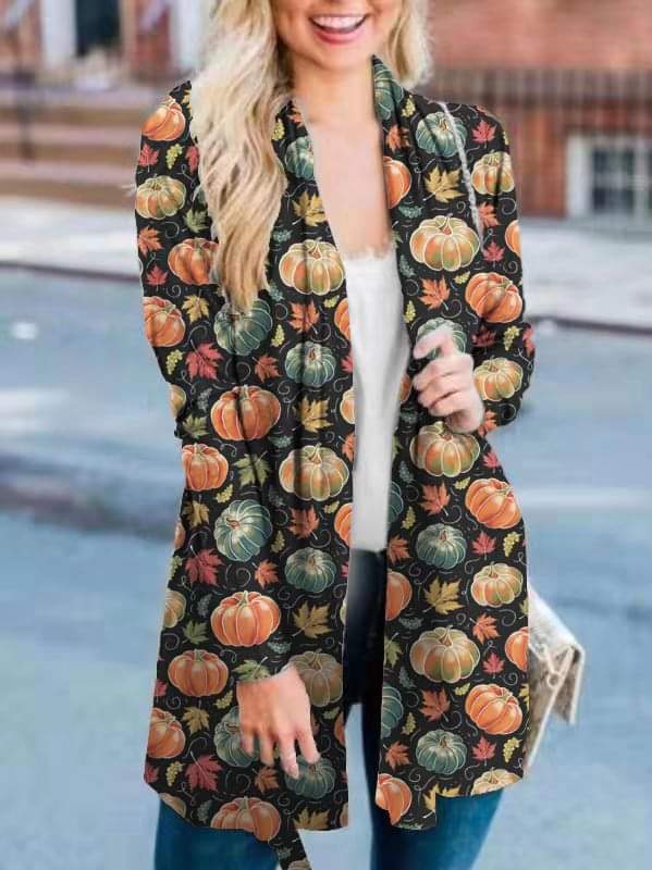 Fall Pumpkin Cardigan - Ready to Ship!