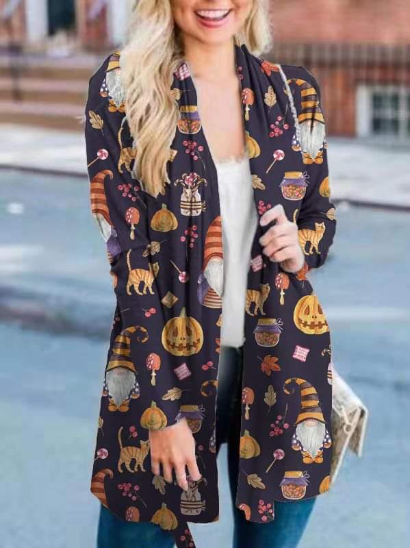 Spooky Gnomes Cardigan - Ready to Ship!