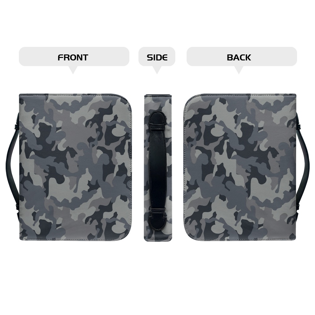 Grey Camo Journal / Bible Cover- Preorder - Closing 7/18 - ETA Mid August