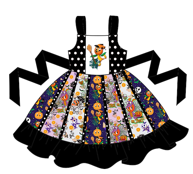 OB Halloween Twirl Girl's Dress - Preorder- ETA Late Aug