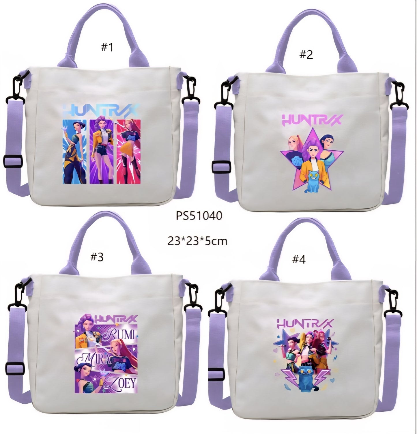 KPOP Demon Hunters Canvas Bags