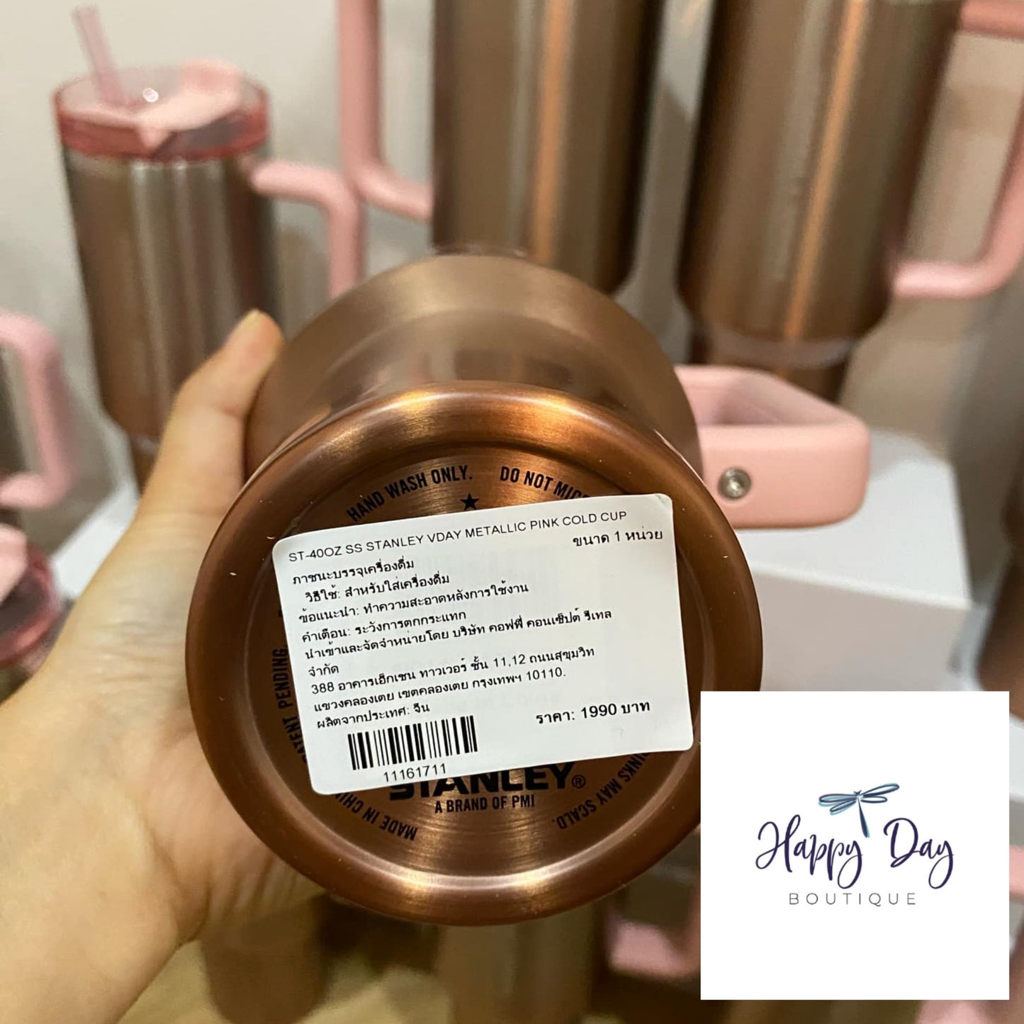 Stanley Starbucks Thailand Rose Gold Valentine 40 ounce