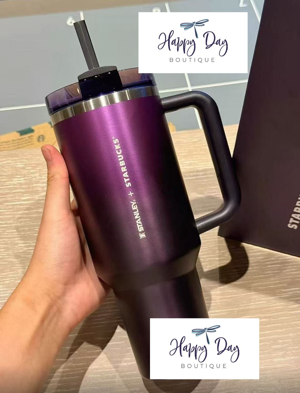 Stanley Starbucks Halloween Black Purple China Exclusive