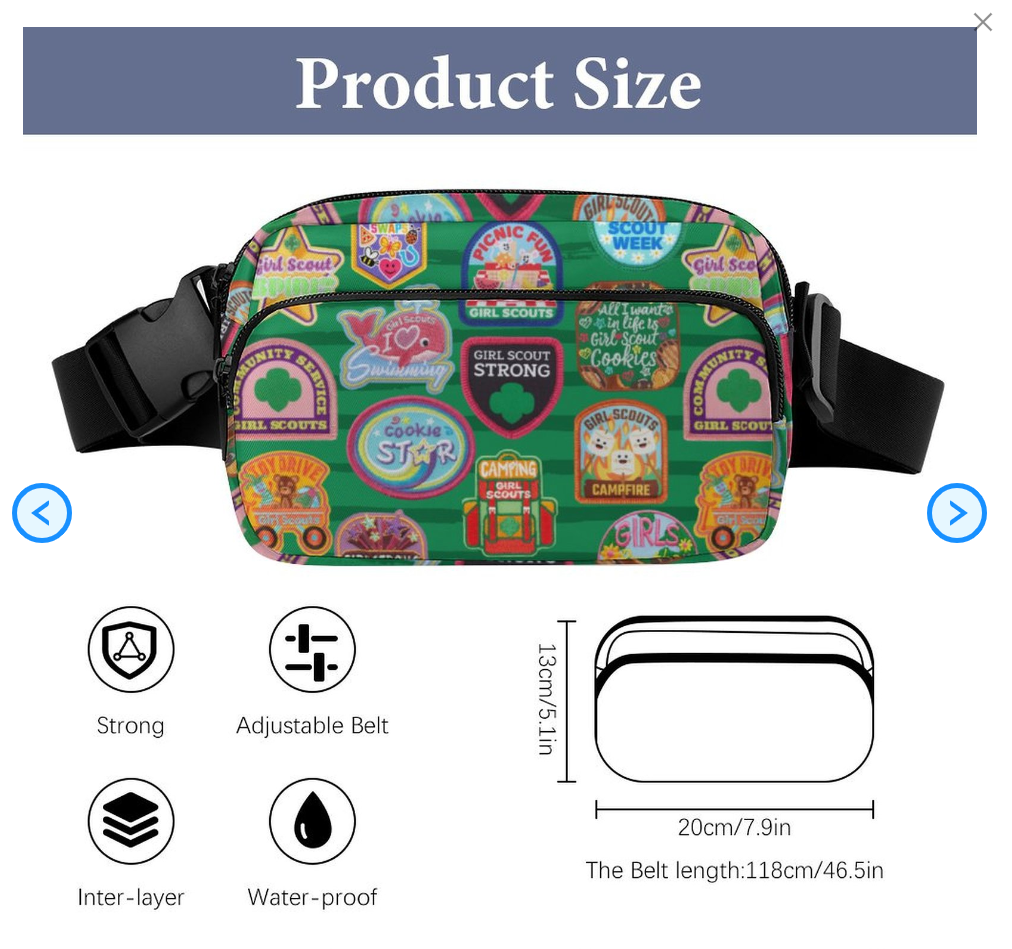 Cookie Dealer Fanny Pack - PREORDER