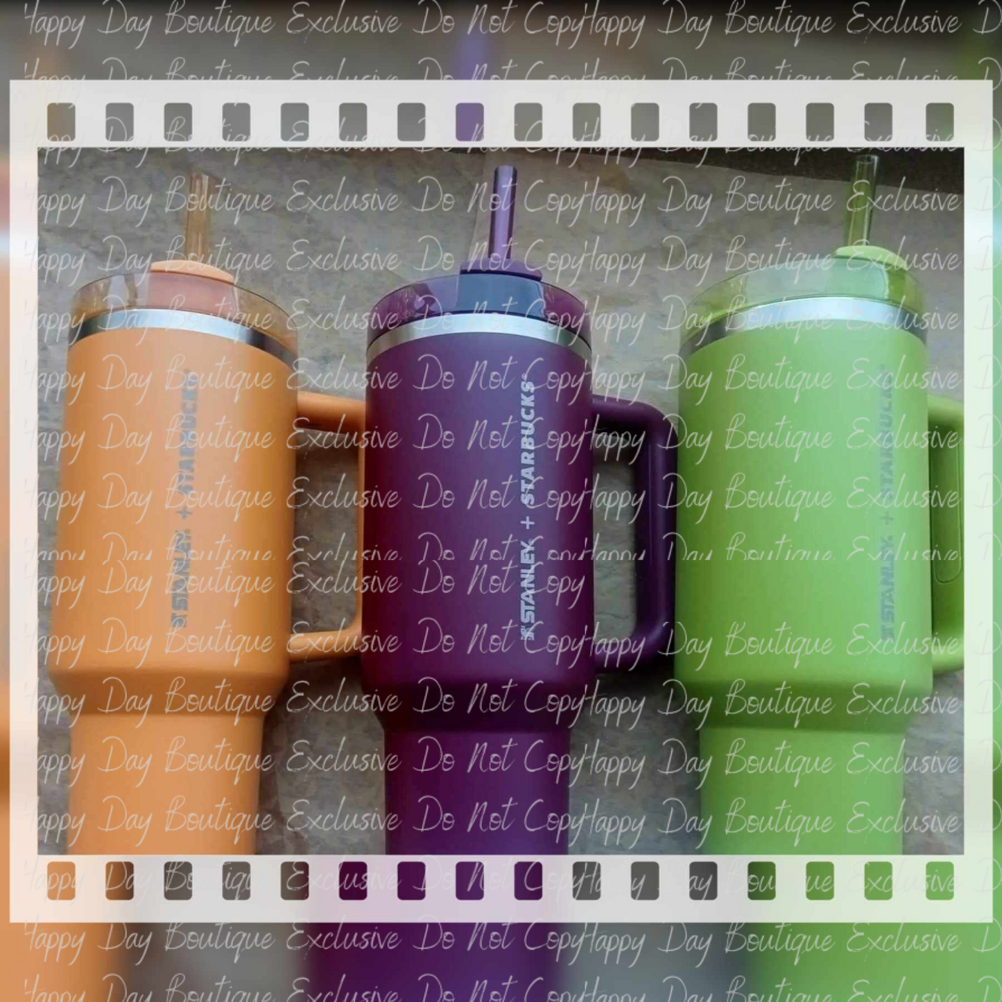 Stanley + Starbucks Lime, Aubergine, Mustard -Philippines Exclusives - Ready to Ship