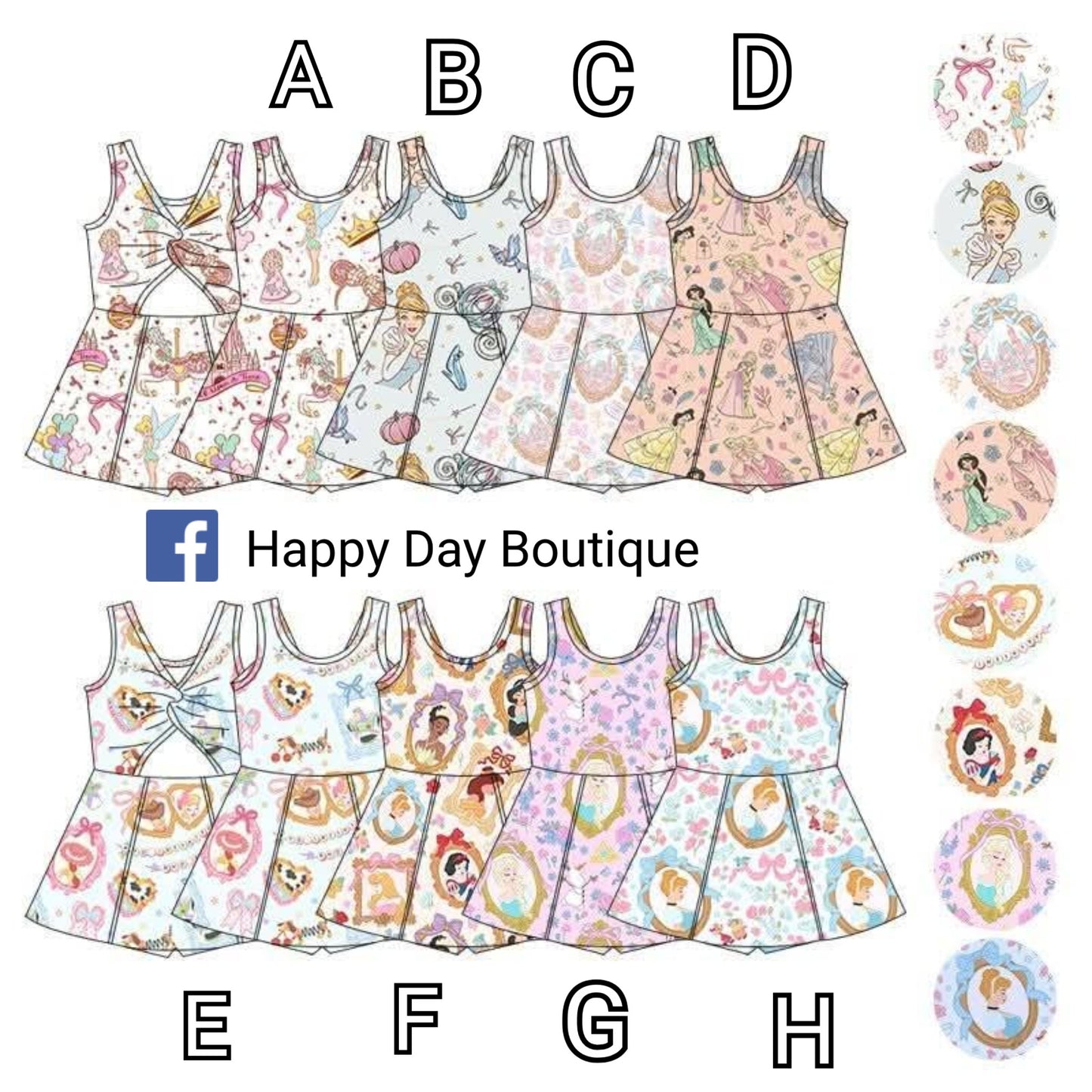 Princess Yoga Dresses - Ready to Ship