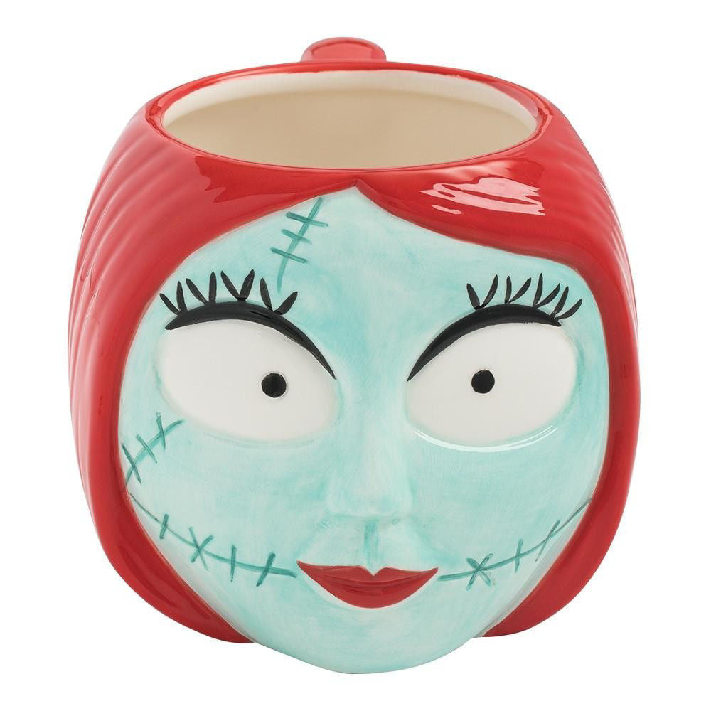 THE NIGHTMARE BEFORE CHRISTMAS SALLY 20 OZ. SCULPTED CERAMIC MUG
