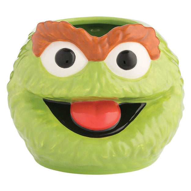 SESAME STREET OSCAR 20 OZ. SCULPTED CERAMIC MUG