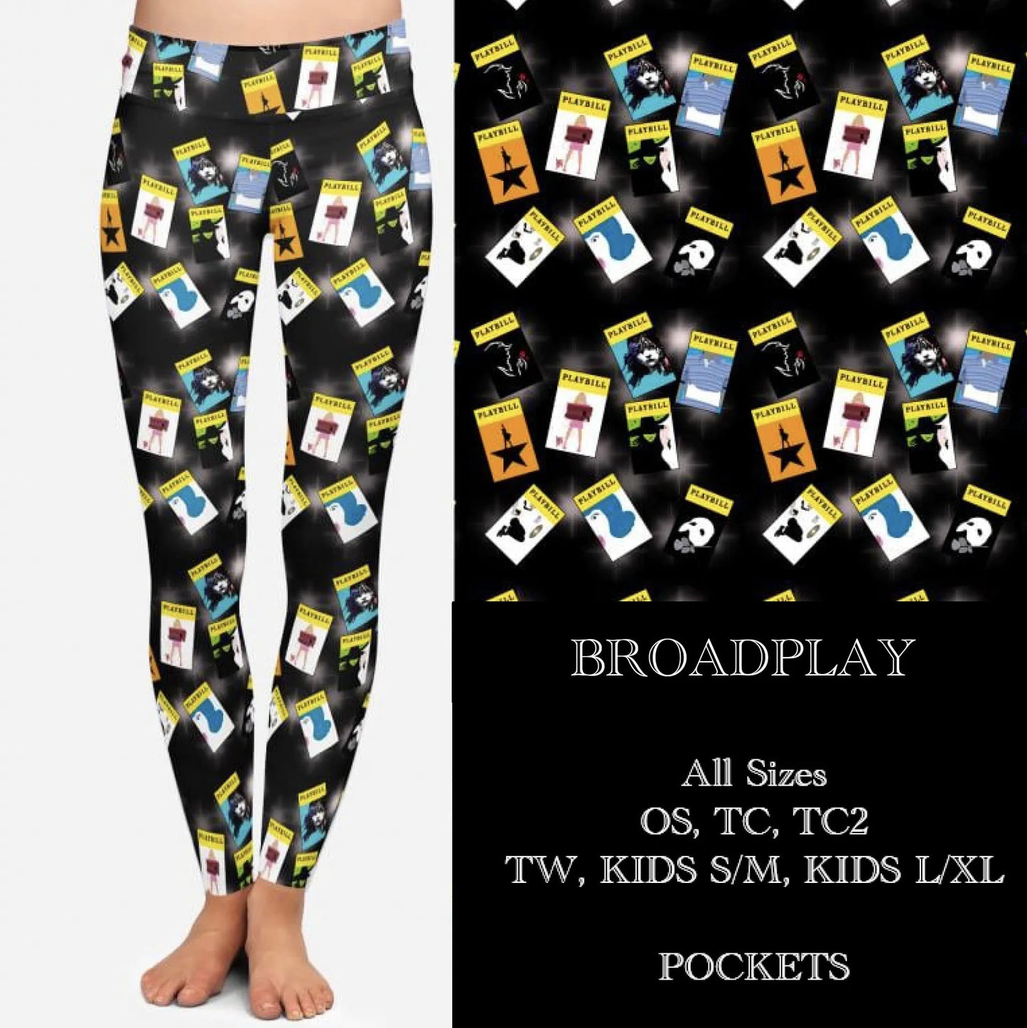 Broadplay Full Leggings w/Pockets