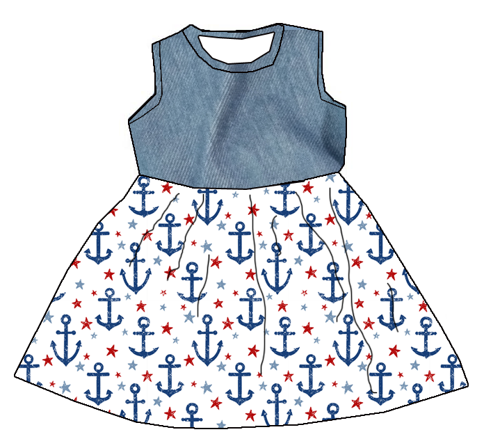 Anchors Mommy and Me Dresses