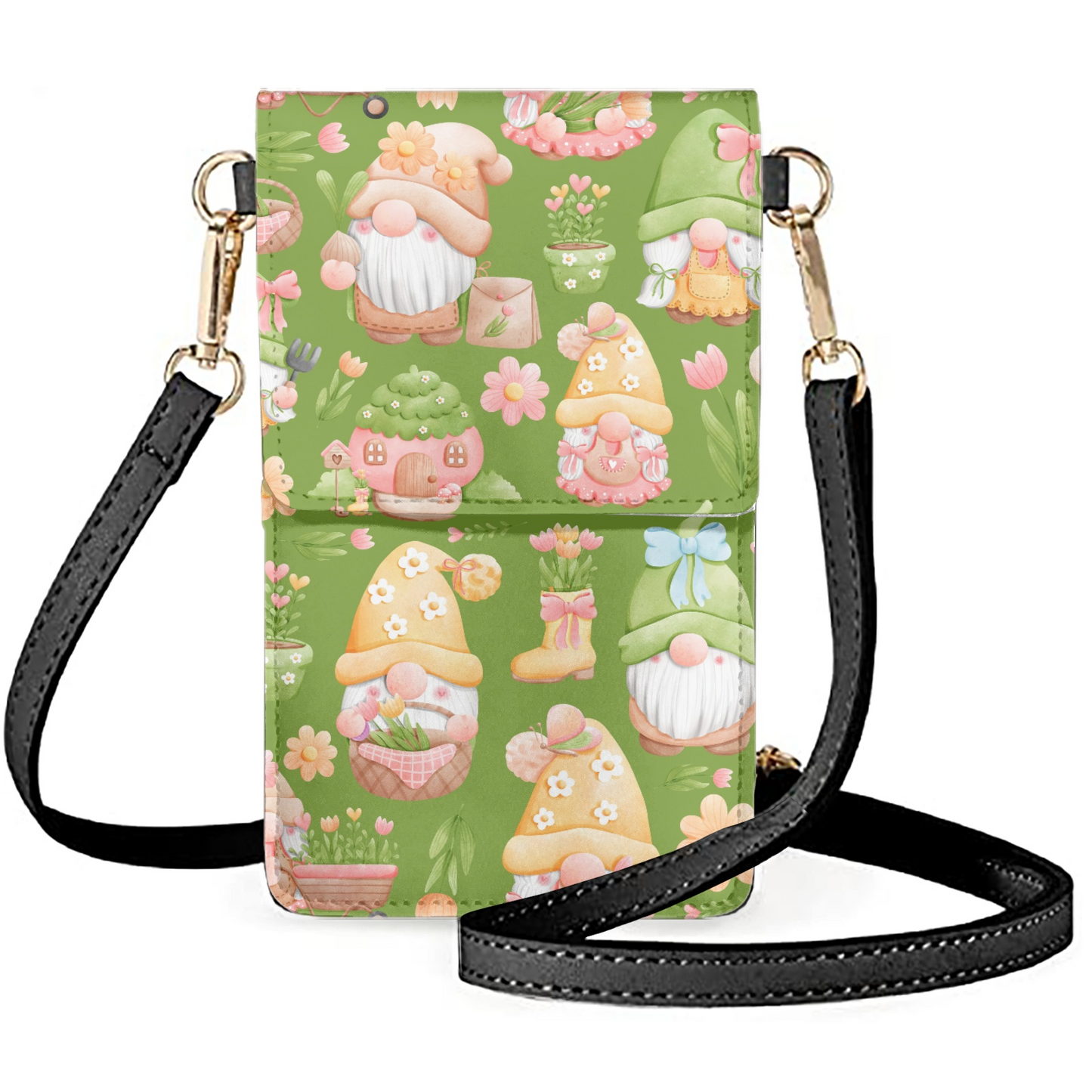 Spring Gnome Phone Crossbody Bag Preorder