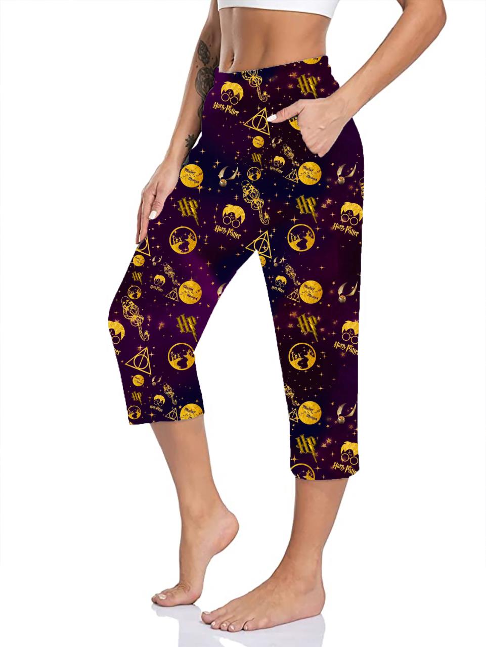 Golden Potter Capri JOGGER Pants with pockets