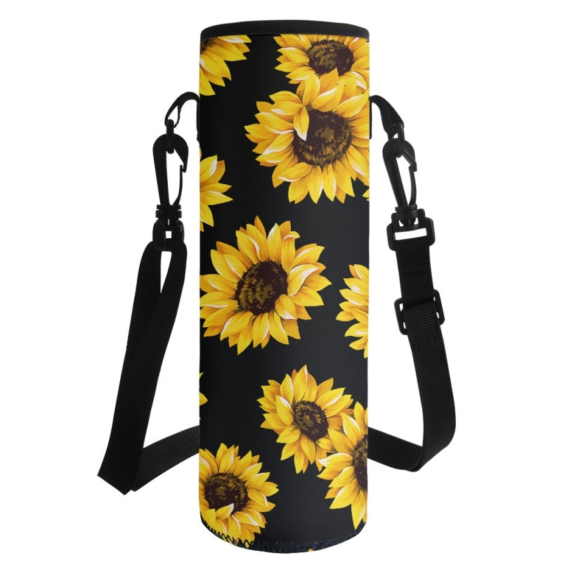 Sunflower Water Bottle Carrier Bag- - Preorder - ETA Early Aug. 2024