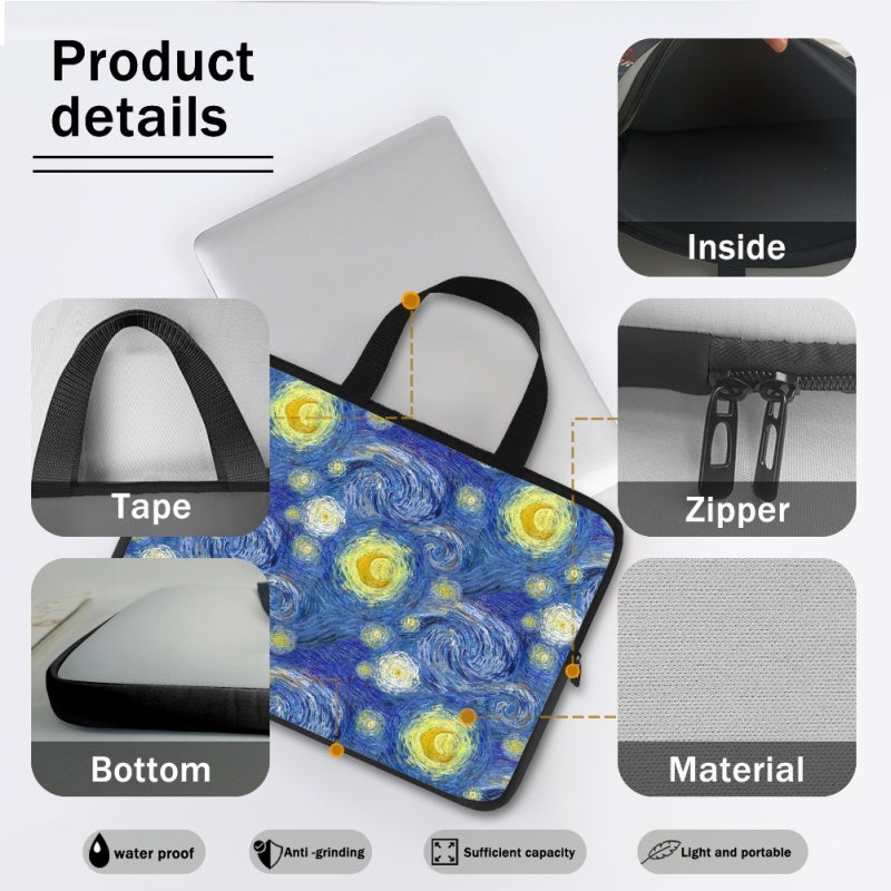 Starry Night Print Laptop Case - Preorder - ETA Early Aug. 2024