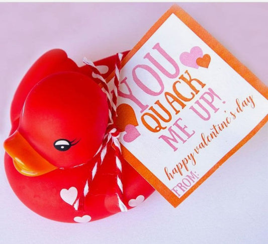 Duck Valentine's with Cards