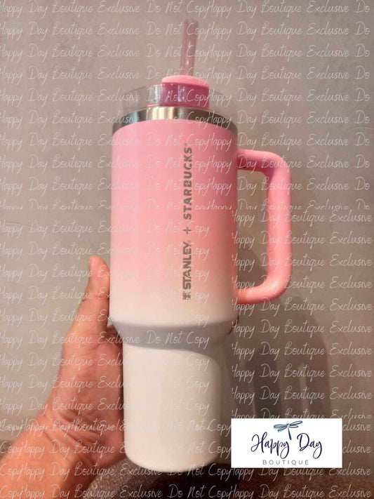 Sweet Pink / Peach Blossom  Stanley Starbucks Philippines Exclusive - PREORDER- April Release