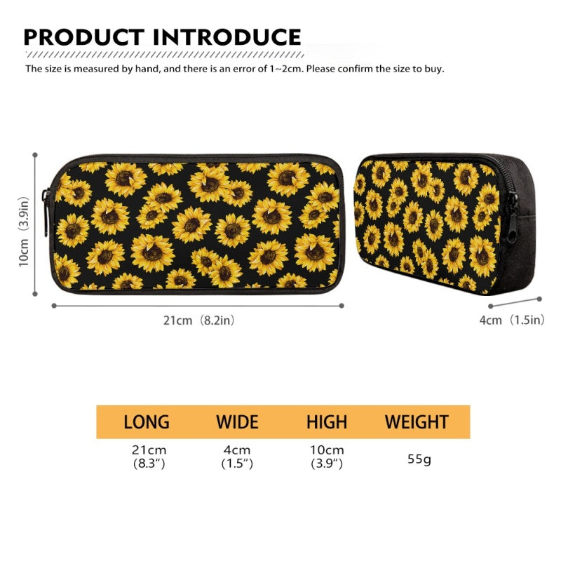 Sunflower Pencil Case- Preorder - ETA Early Aug. 2024