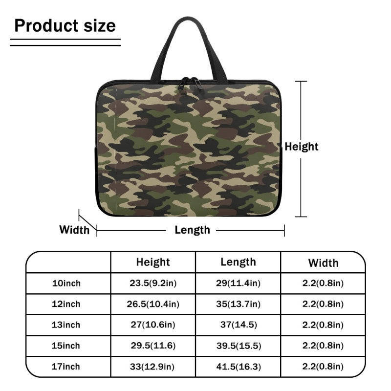 Camo Laptop Case -Preorder - ETA Early Aug. 2024