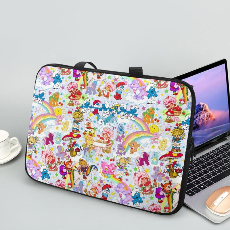 80s Cartoons Laptop Case - Preorder - ETA Early Aug. 2024