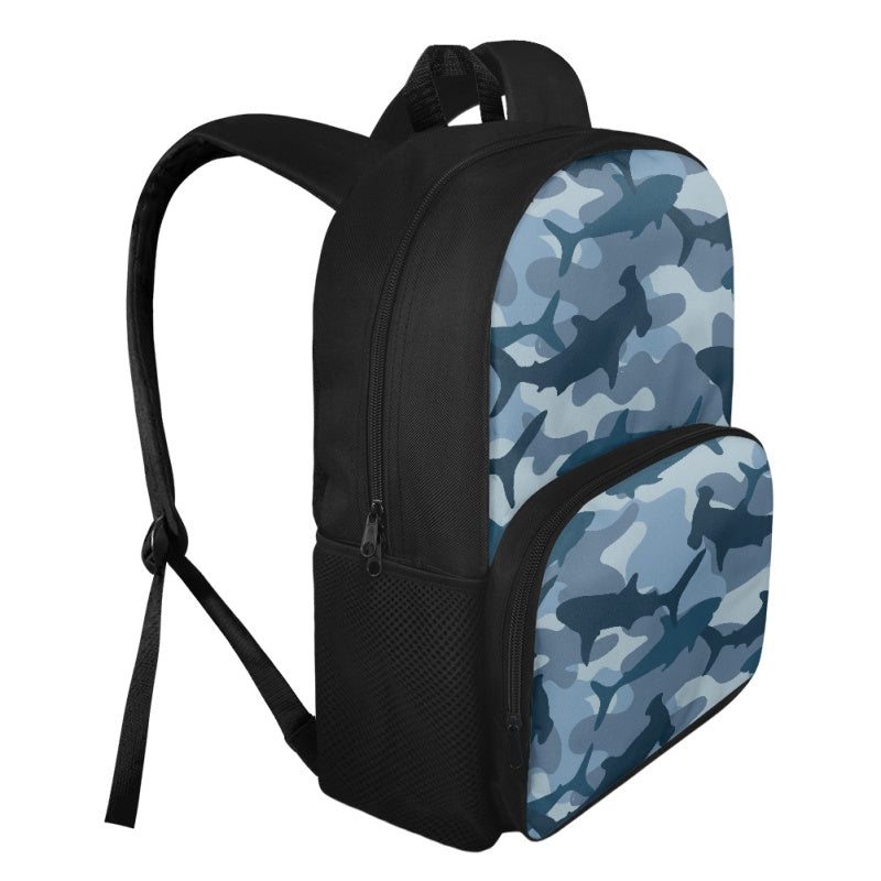 Shark Camo Bookbag - Preorder - ETA Early Aug. 2024