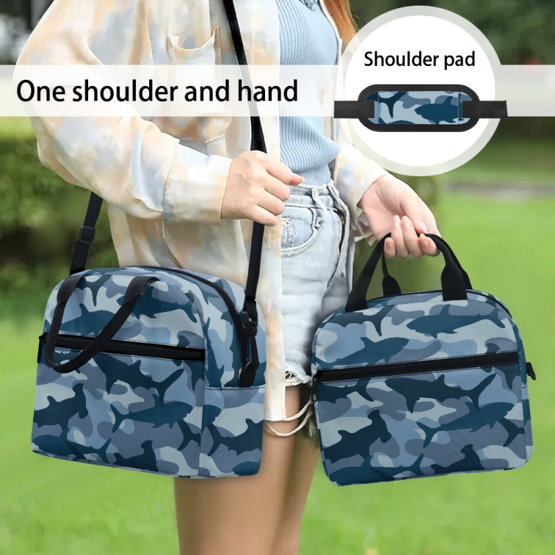 Shark Camo Lunch Tote - Preorder - ETA Early Aug. 2024