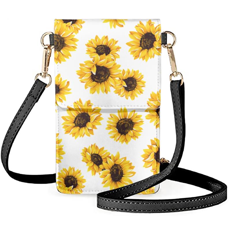 Summer Sunflowers Phone Crossbody Bag -