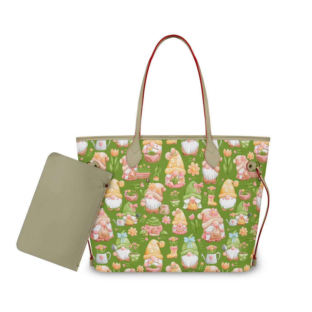 Spring Gnomes Neverfull Purse -