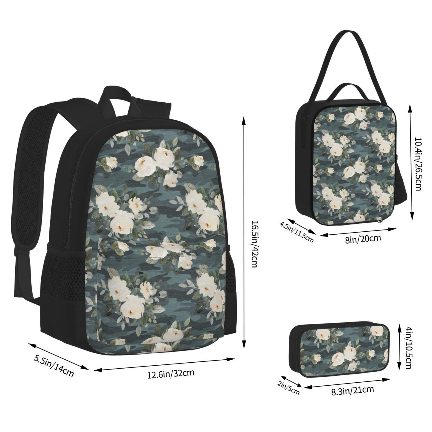 Floral Camo Backpack Set -  Preorder - Closing 7/18 - ETA mid Aug.
