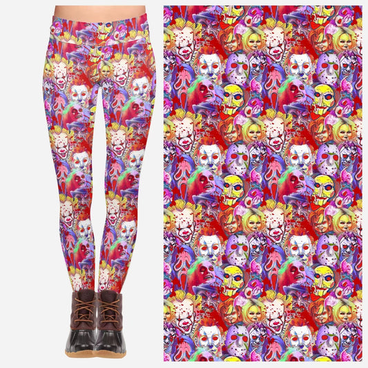 Horror Mashup Leggings - Ready to Ship!