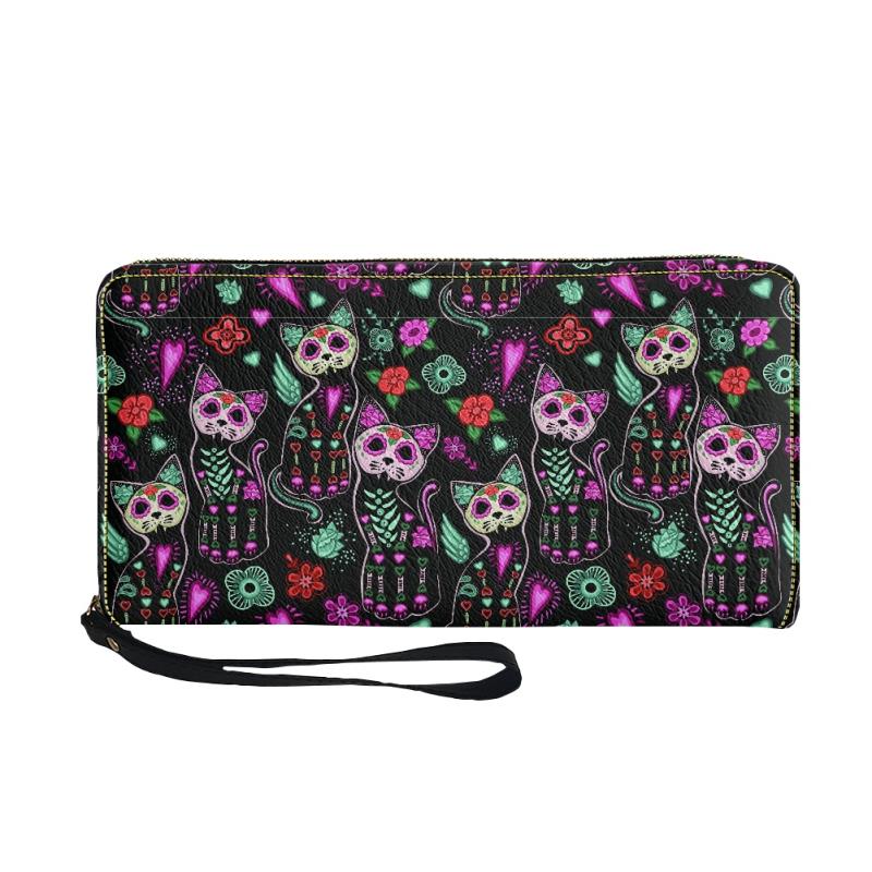 Sugar Skull Cats Wallet - Preorder - Closing 8/11 - ETA mid Sept