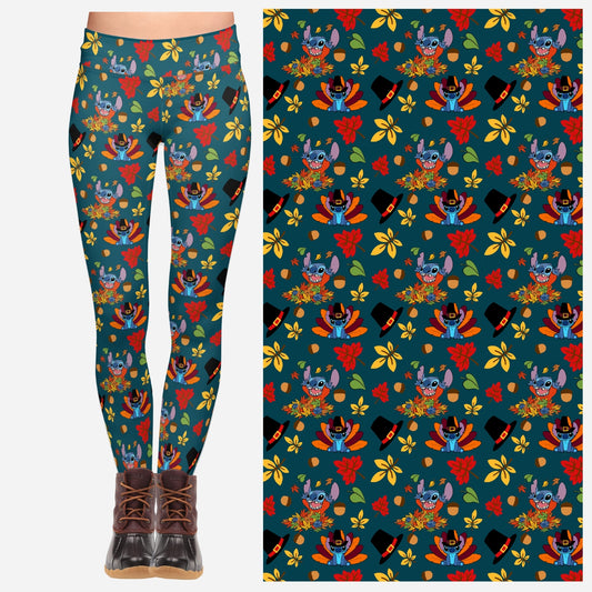 Fall Alien Leggings - Ready to Ship