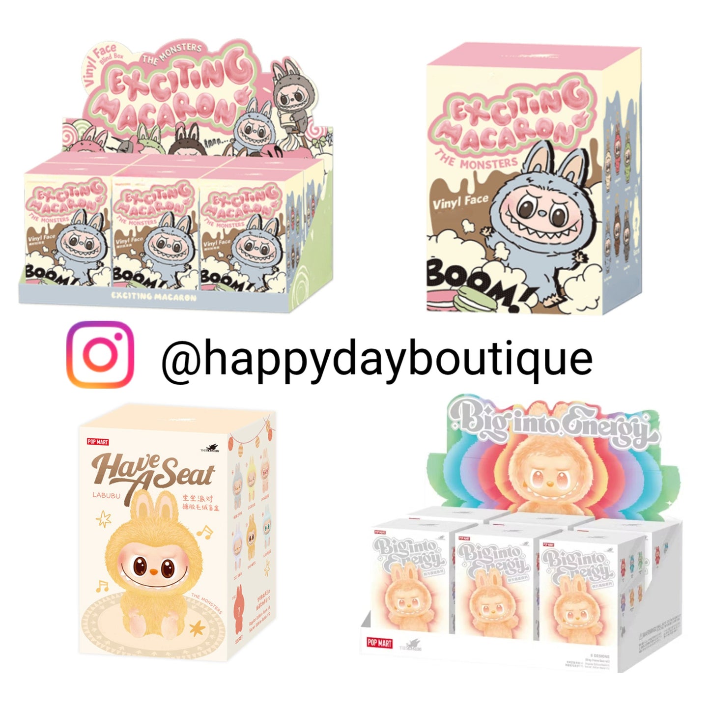 Popmart Labubu Blind Boxes V1, V2, V3 AUTHENTIC - Ready to Ship