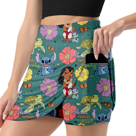 Hawaiian Stitch Adult Skort