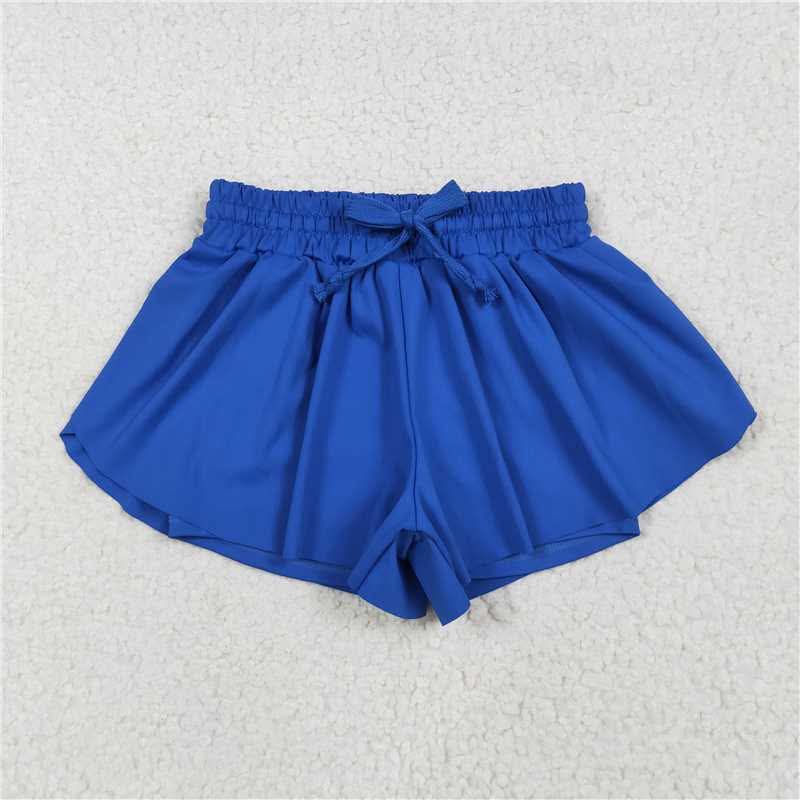 Solid shorts w/ shorts