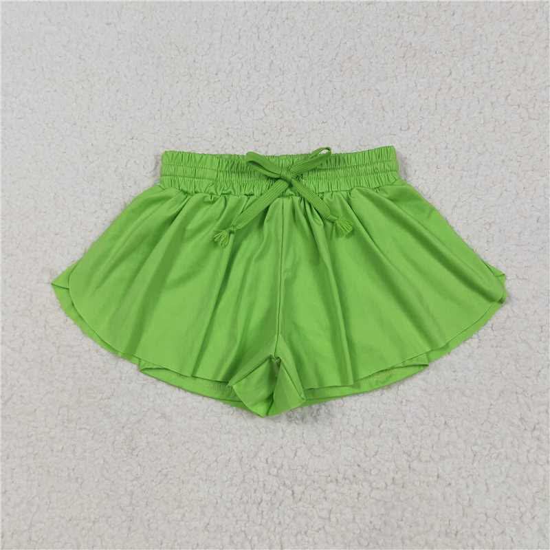 Solid shorts w/ shorts