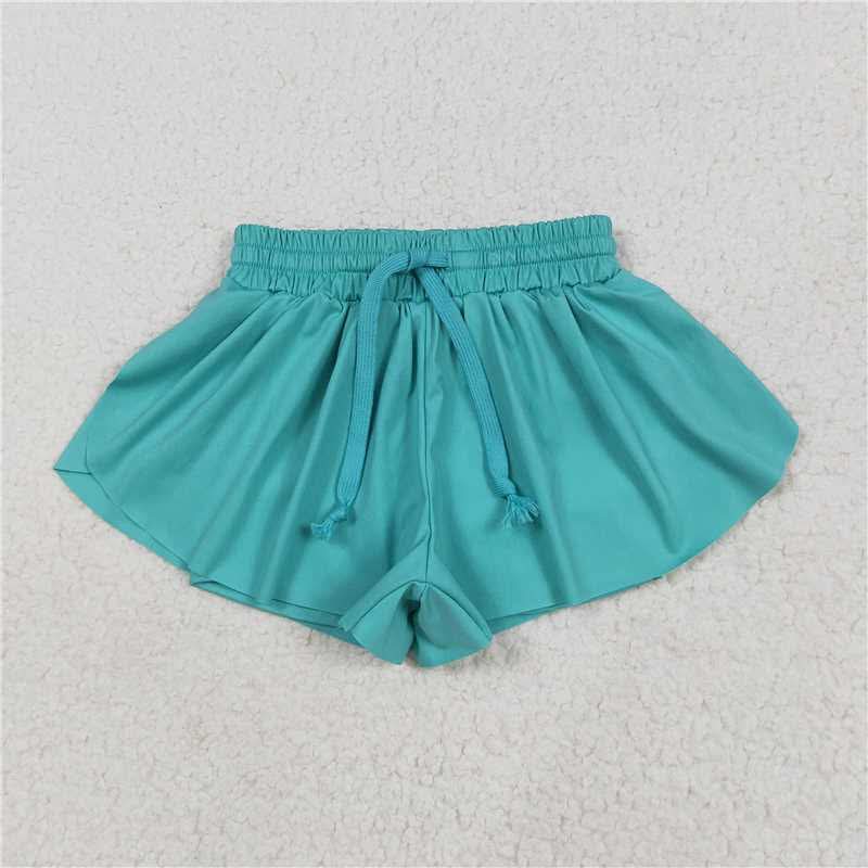 Solid shorts w/ shorts