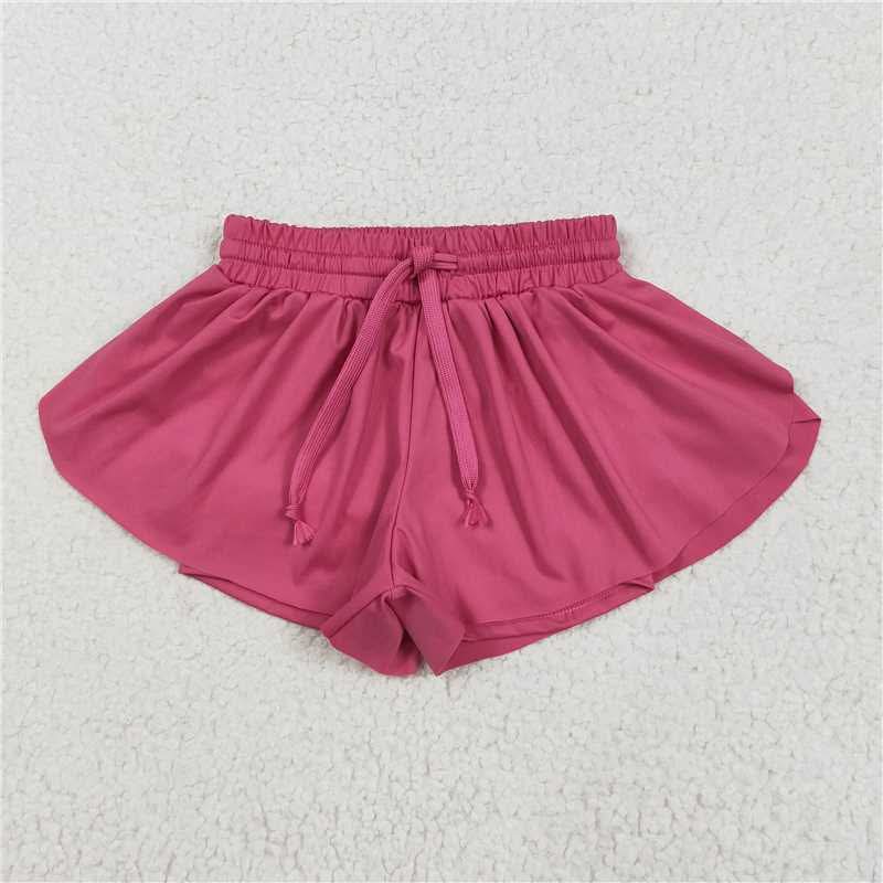 Solid shorts w/ shorts