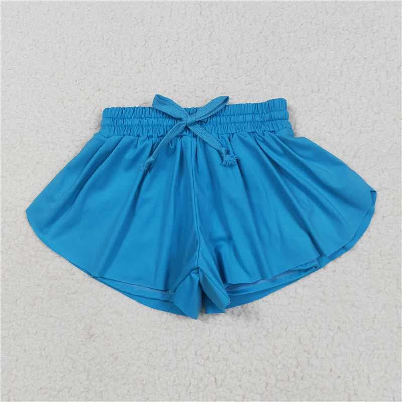 Solid shorts w/ shorts