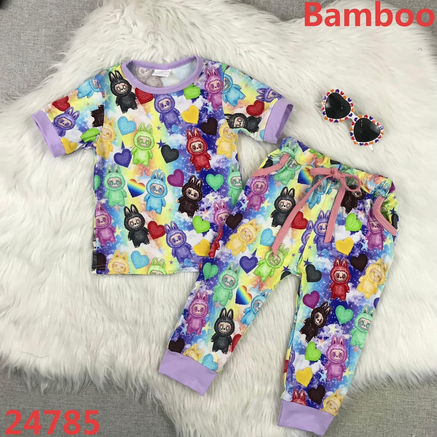 Labubu  2 Bamboo PJ Set