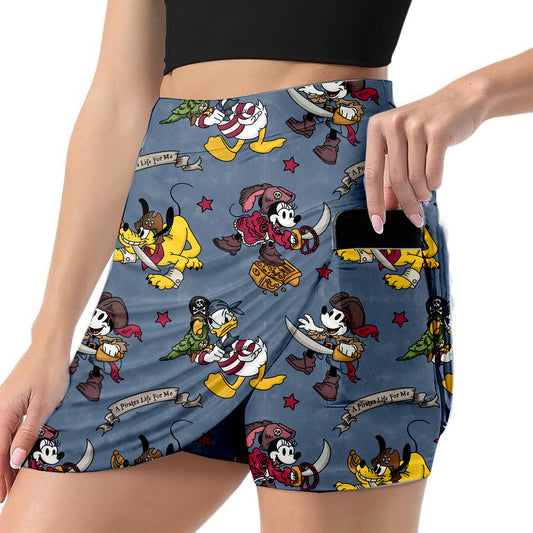 Pirate Mickey Skort