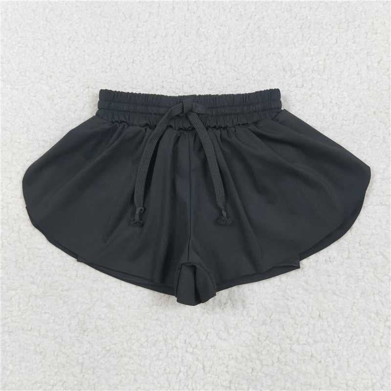 Solid shorts w/ shorts