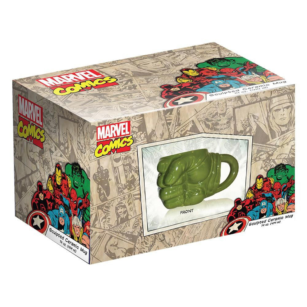 MARVEL HULK FIST 14 OZ. SCULPTED CERAMIC MUG