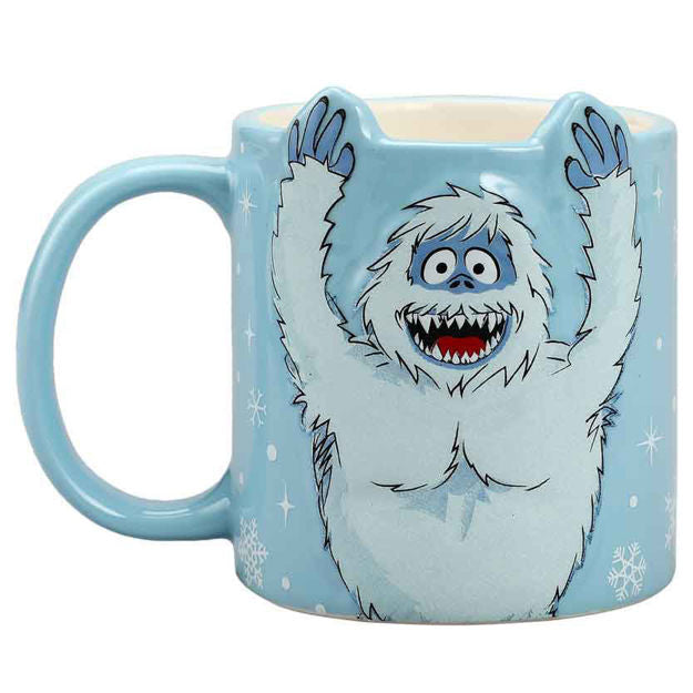 BUMBLE GIVE ME ALL YOUR PRESENTS! 16 OZ. BAS RELIEF CERAMIC MUG