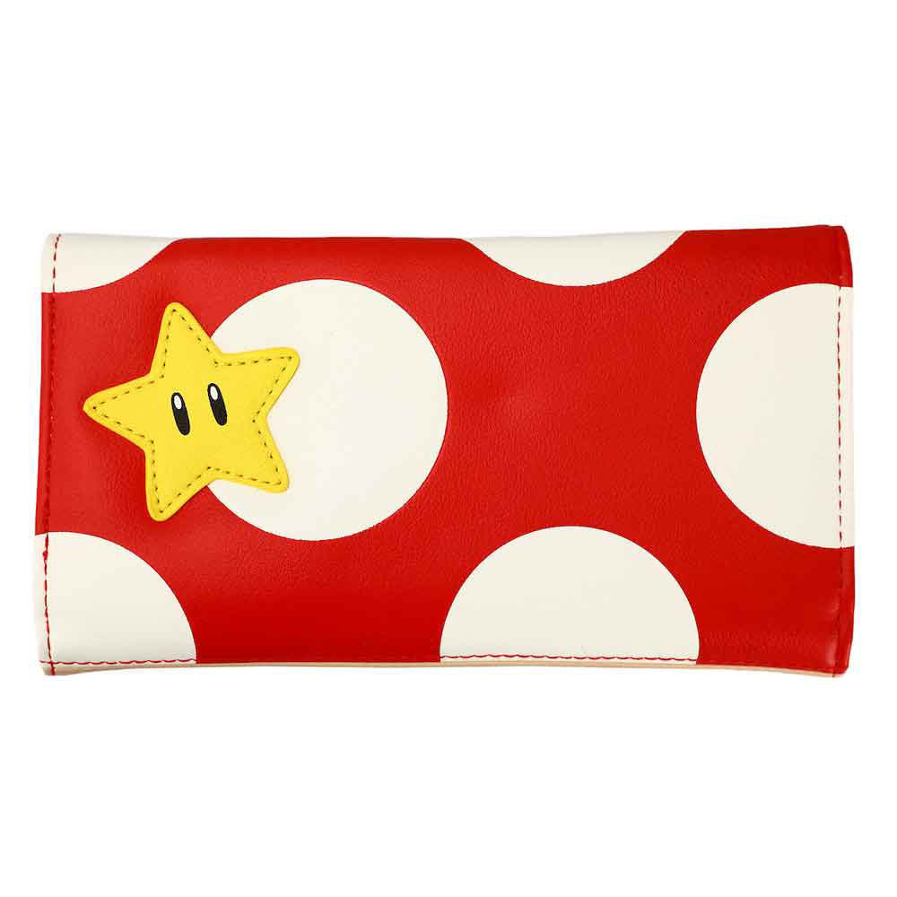 SUPER MARIO SUPER MUSHROOM BI-FOLD WALLET- preorder