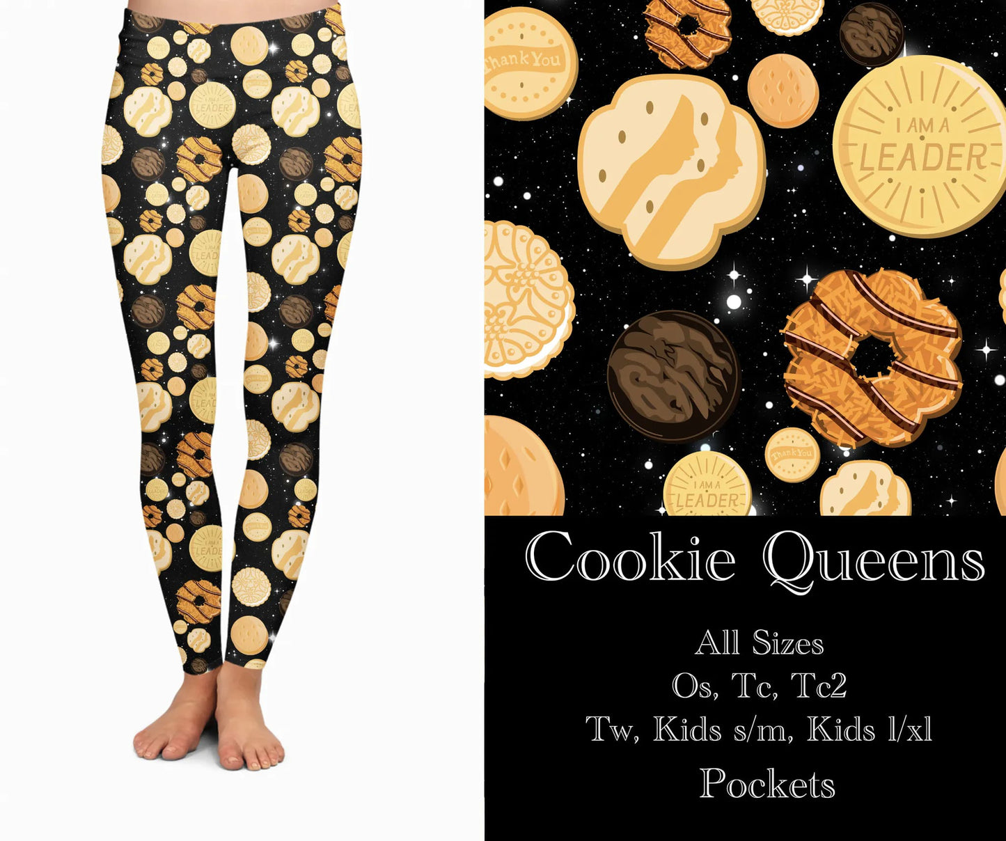 Cookie Queens Leggings - ready to ship